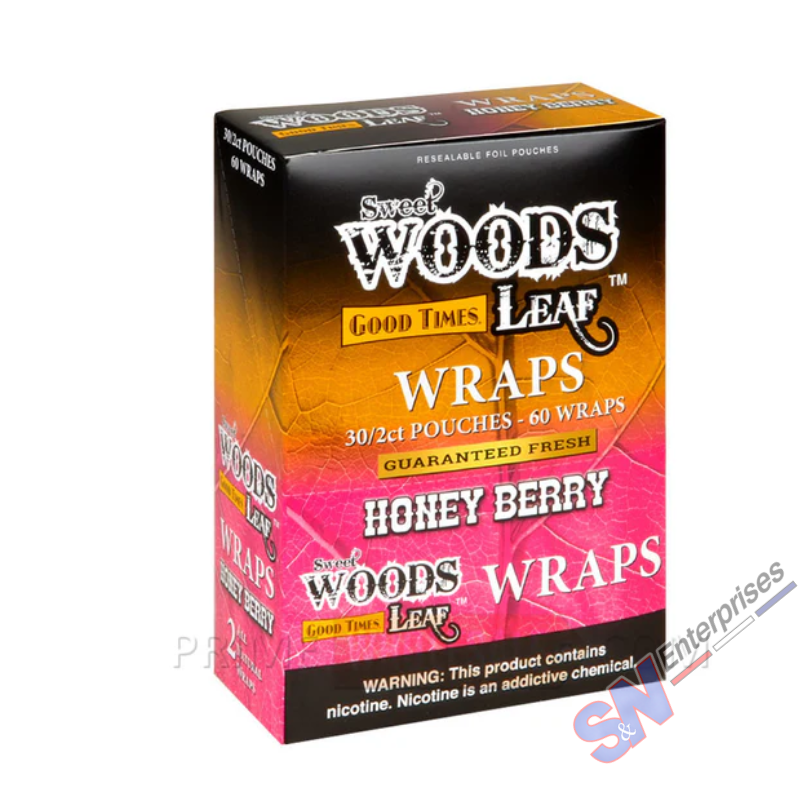 Sweet Woods Honey Berry Leaf Wraps