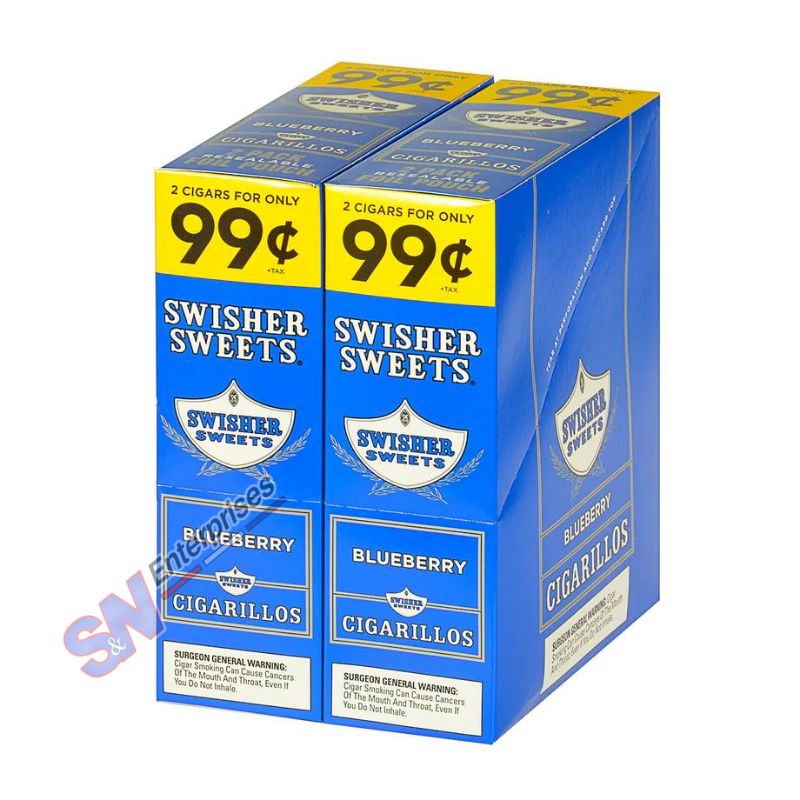 Swisher Sweets Blueberry 2 For 99C
