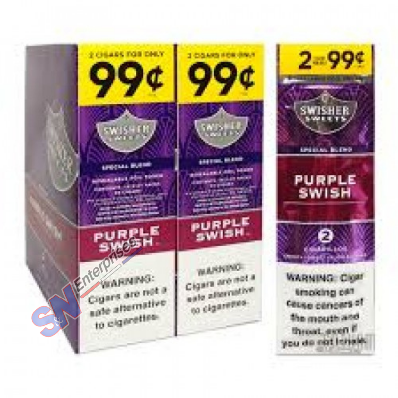 Swisher Sweets Purple Swish 2 For 99C
