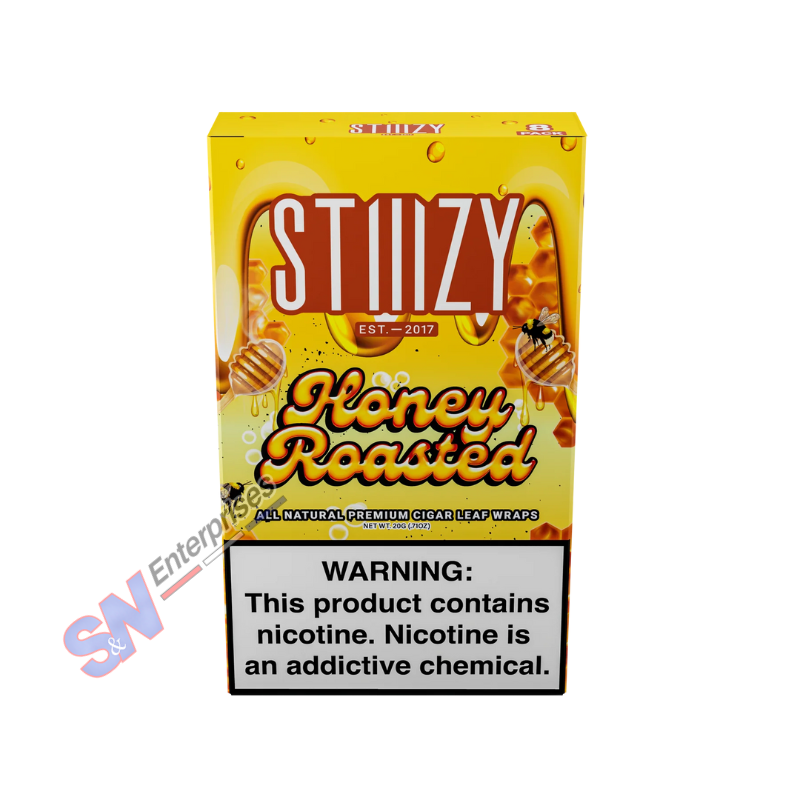 Premium Natural Leaf Wraps Stilizy Honey Roasted