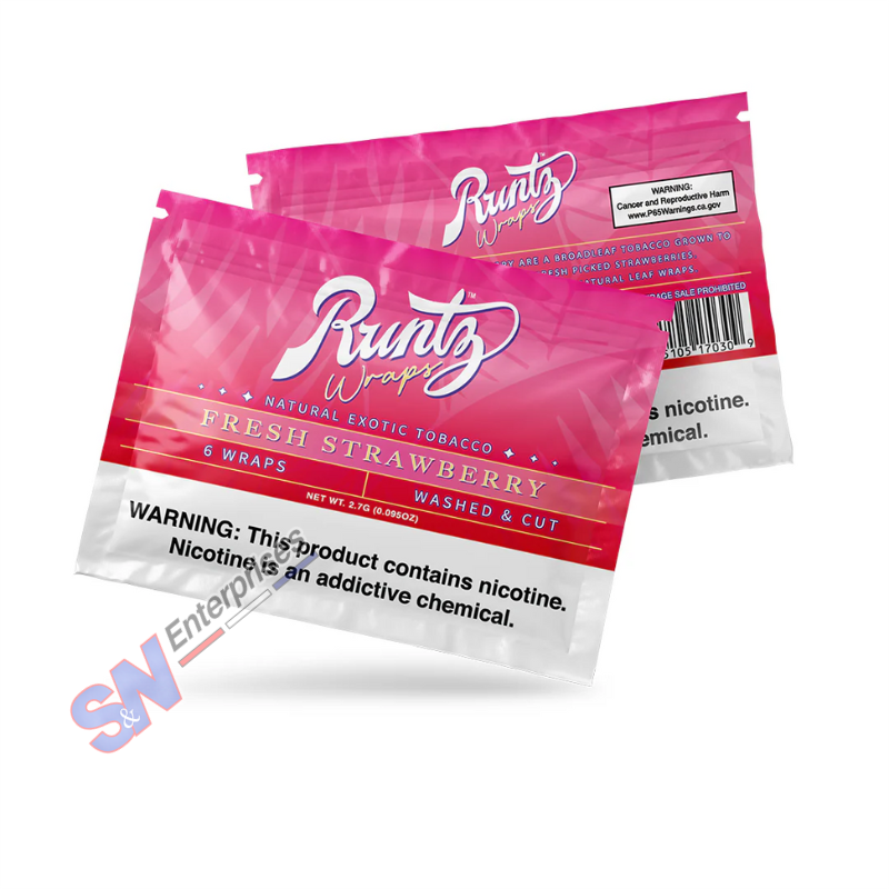 Runtz Wraps Fresh Strawberry Flavour