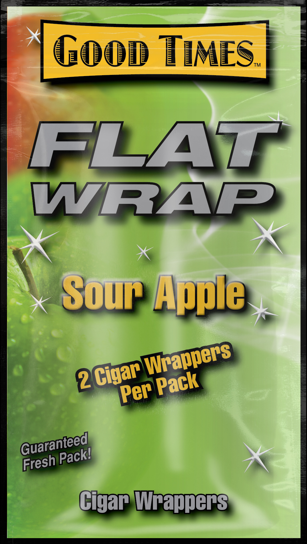 GoodTimes Flat Wrap 2 For 99C Sour Apple