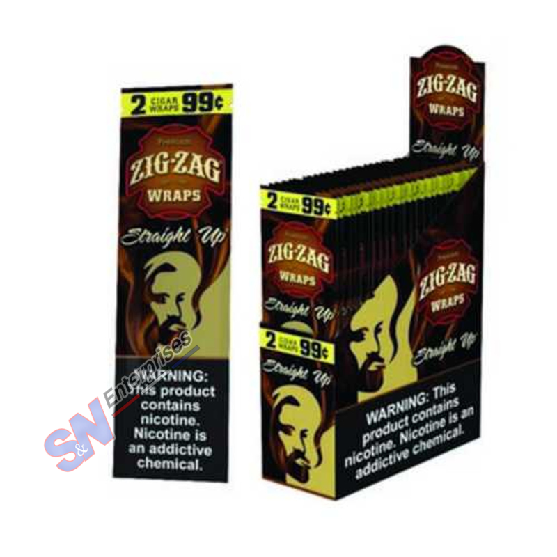 Zig Zag Wraps 2 For 99C Straight up