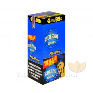 Zig Zag Wraps 4 For 99C Blueberry