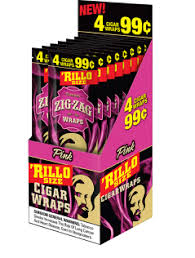 Zig Zag Wraps 4 For 99C Pink