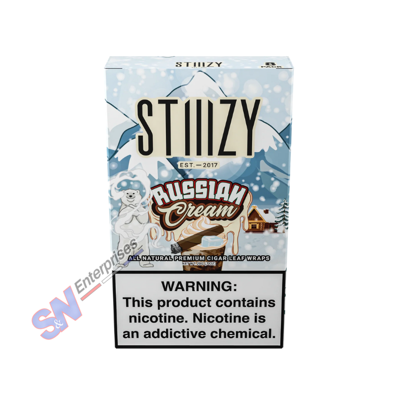 Premium Natural Leaf Wraps Stilizy Russian Cream