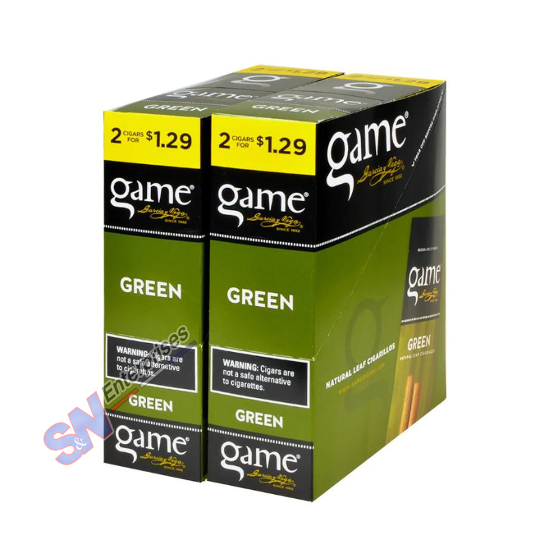 Game Cigarillos 2pk Green