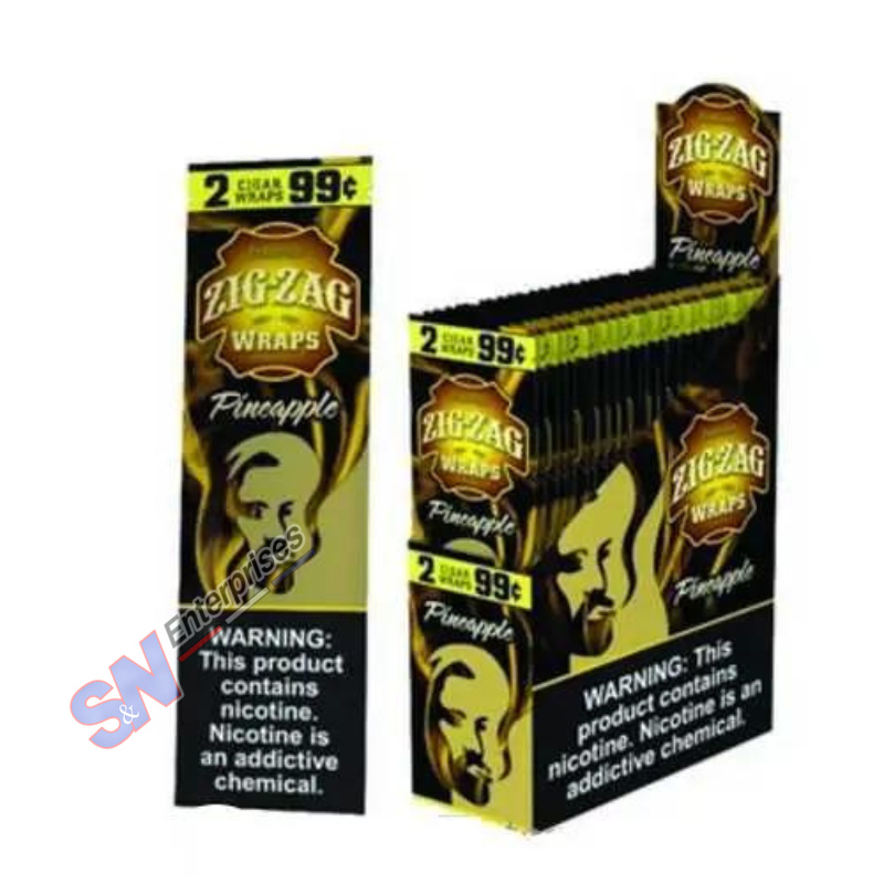 Zig Zag Wraps 2 For 99C PineApple