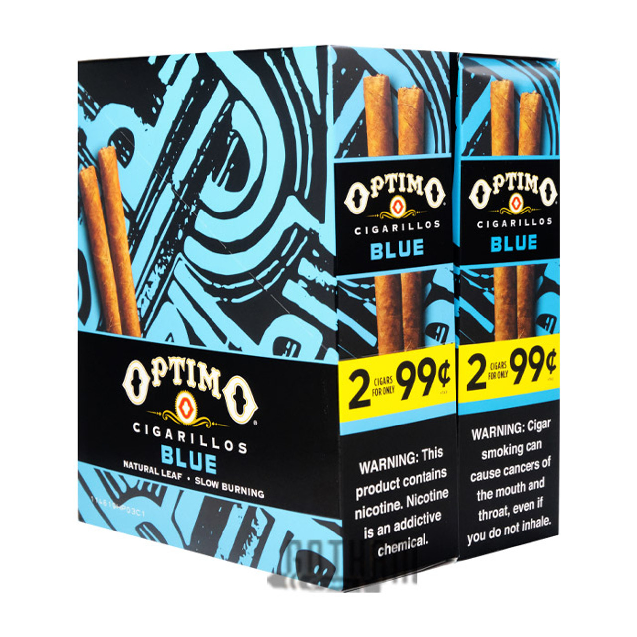Optimo Cigarillos Blue Flavour 99C For 2