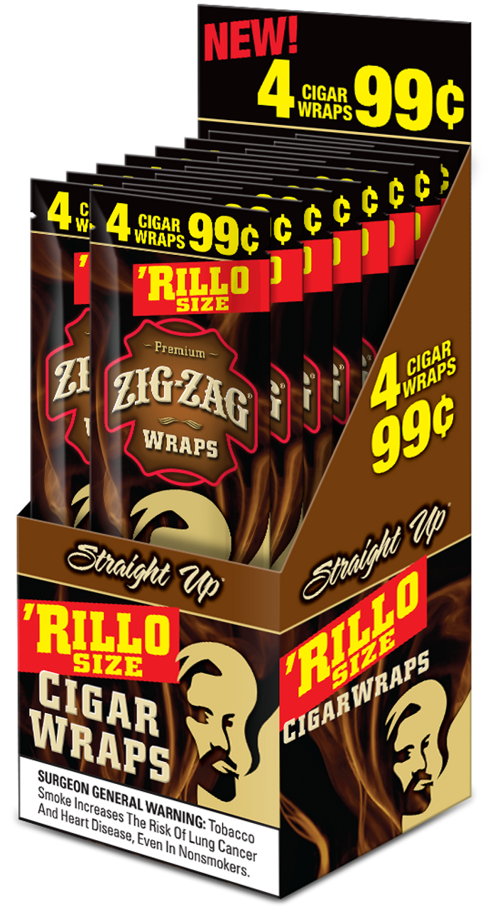 Zig Zag Wraps 4 For 99C Straight up