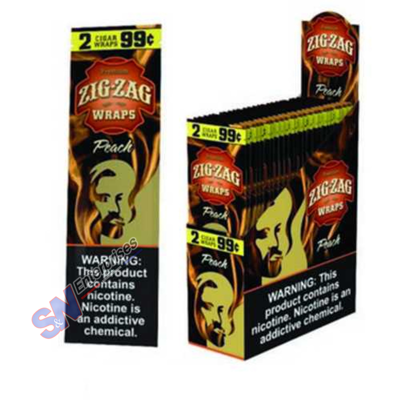 Zig Zag Wraps 2 For 99C Peach